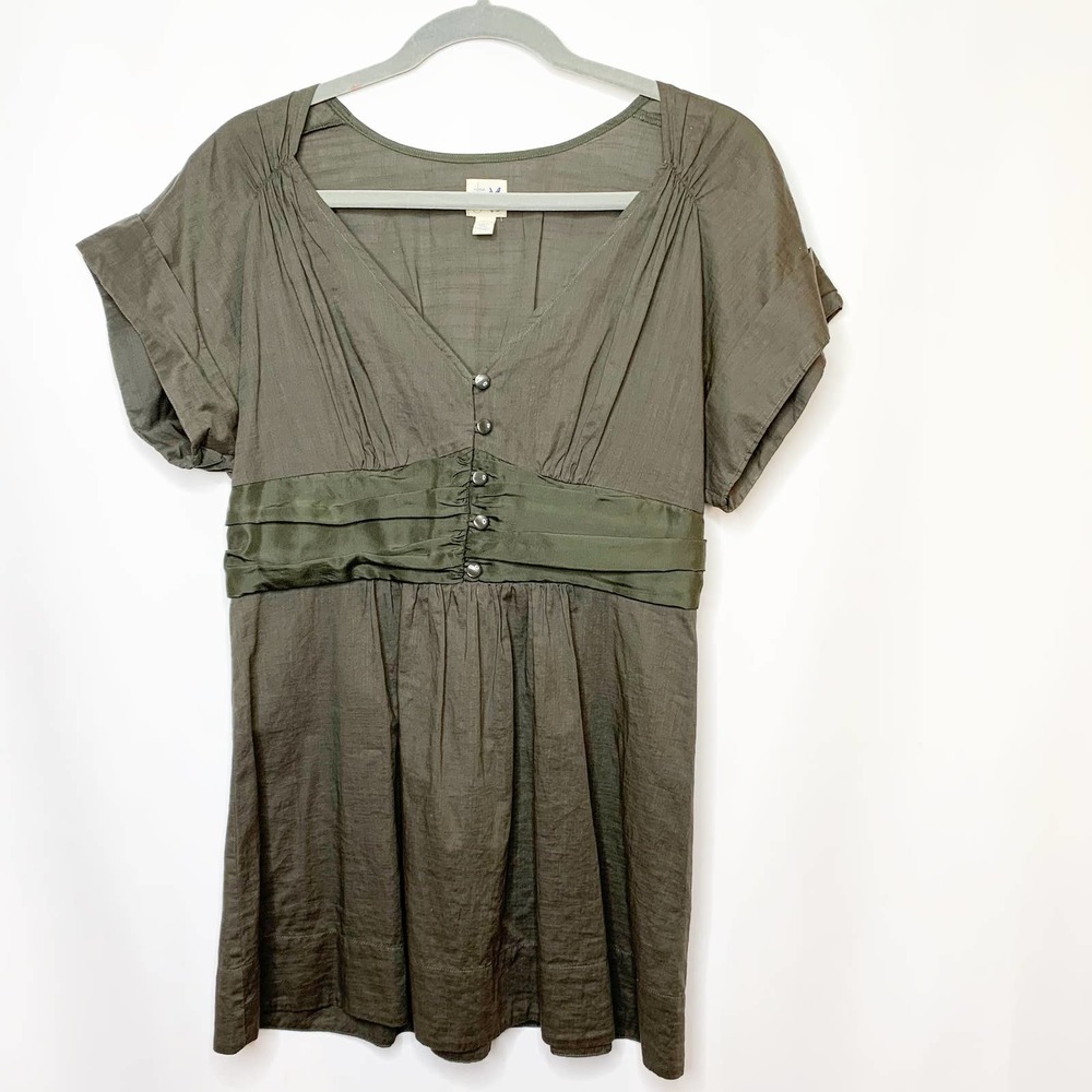 Anthropologie Edme & Esyllte Ruched Blouse 6